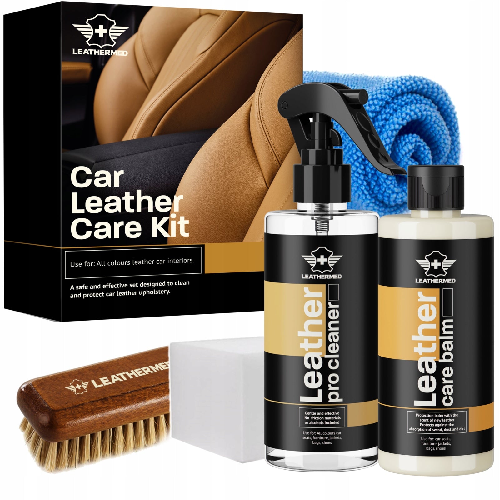 Leather leather upholstery cleaning kit 2x250 ml Manufacturer's catalog number 155255216
