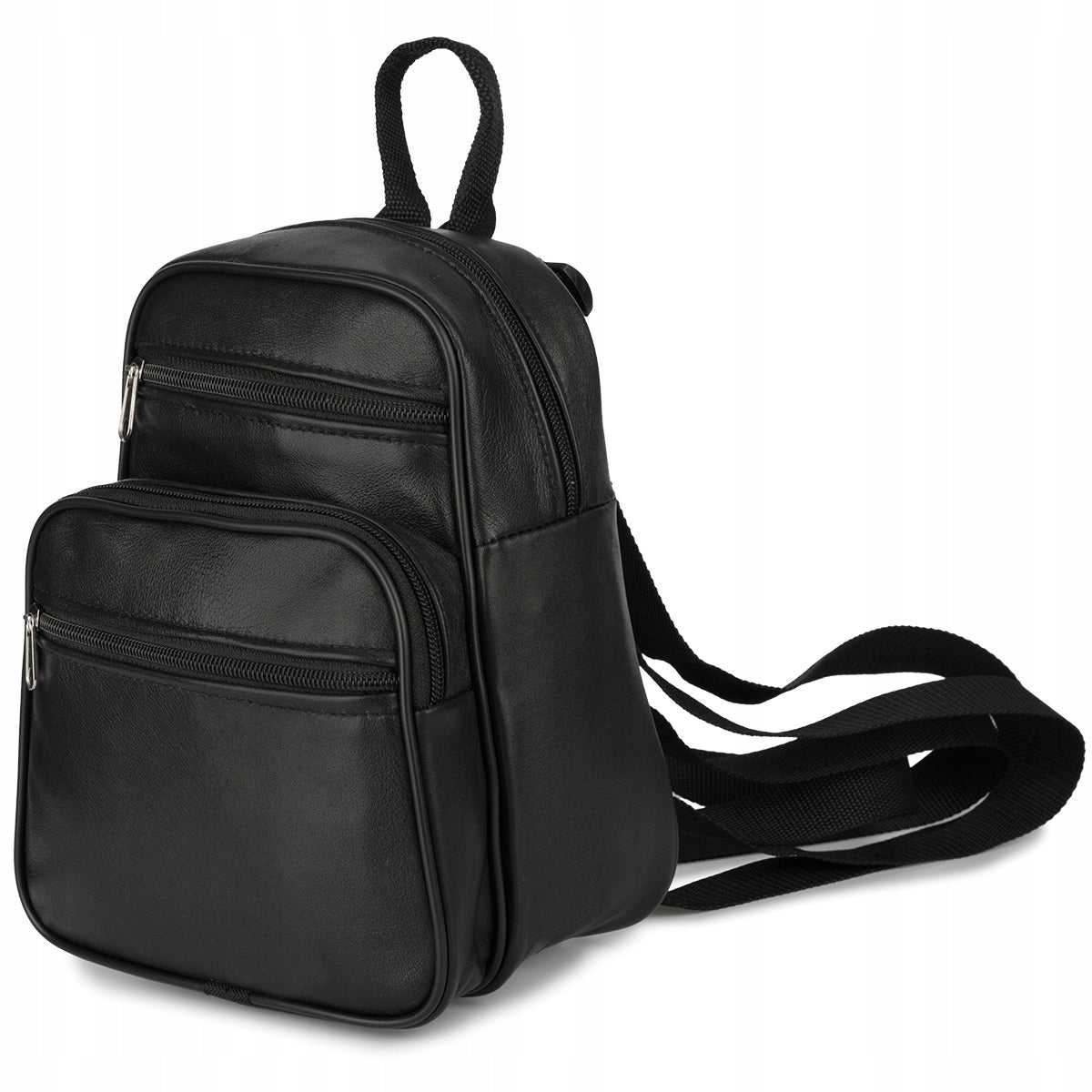Leather women's backpack Beltimore roomy classic fashionable sleek leather