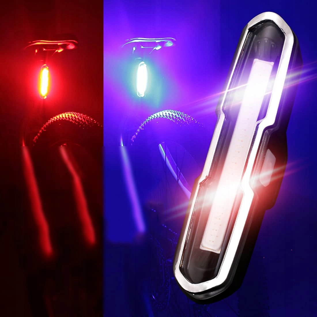 Led Light For Bike Scooters USB Strong Bicycle Light Manufacturer code BA0725