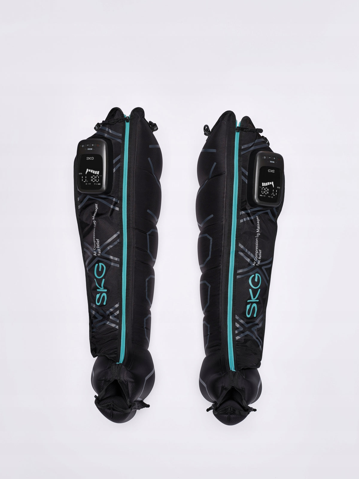 Leg lymphatic massager SKG YY-A01L drainage, compression, heated L black Manufacturer code SKG YY-A01L