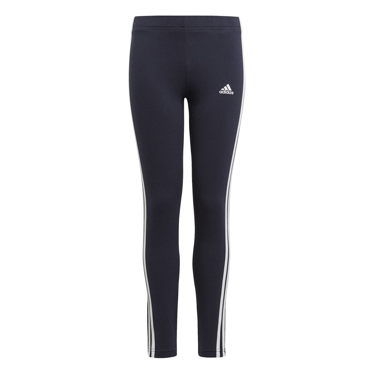 Sportleggings für Mädchen Adidas Essentials 3 Streifen, blau