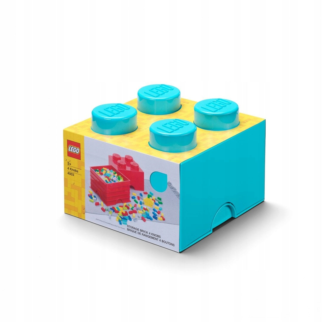 Lego Container Brick 4 Azure Brick for Blocks