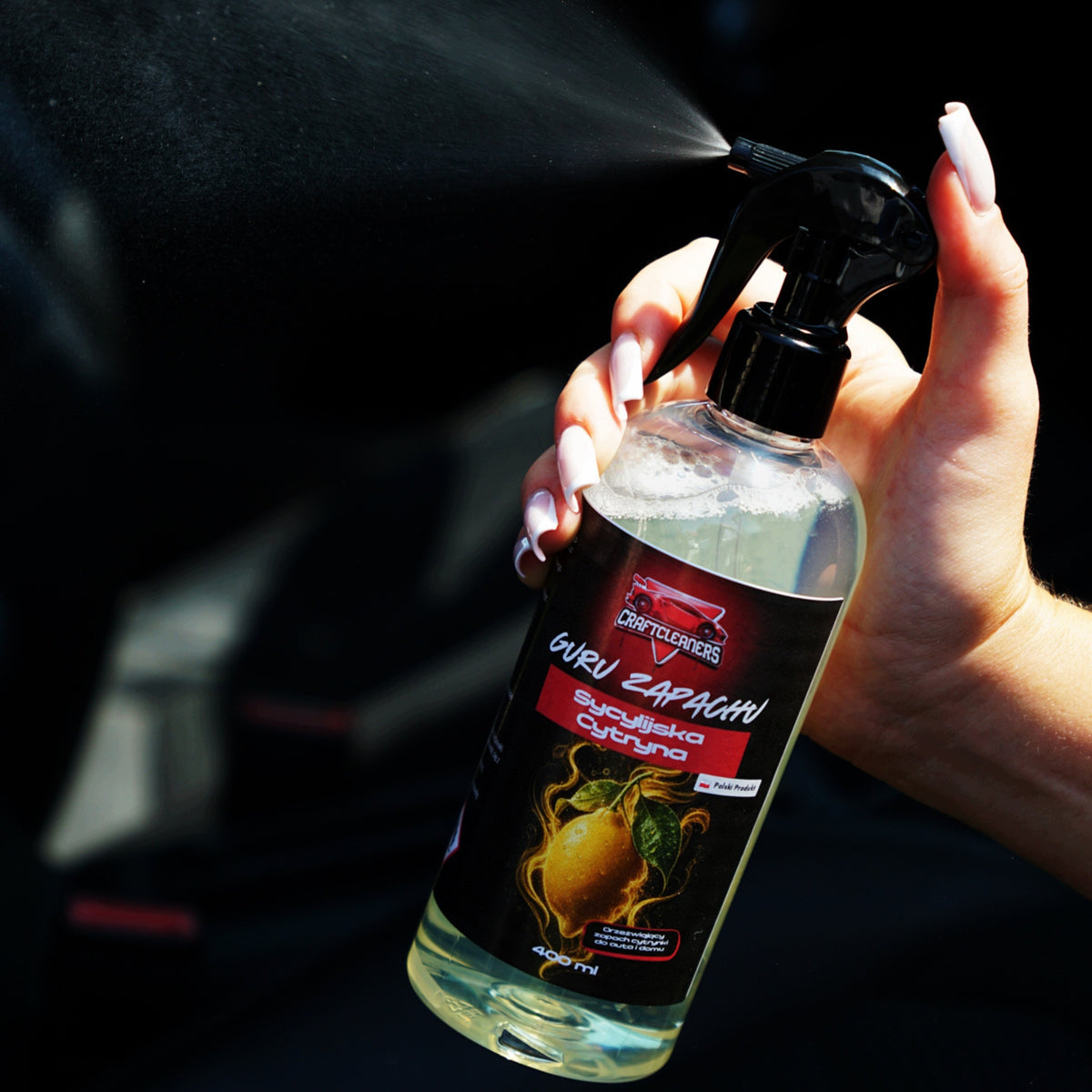 Lemon Scent for Car Air Freshener Sicilian Lemon 400ml Manufacturer's catalog number Guru Zapachu Cytryna