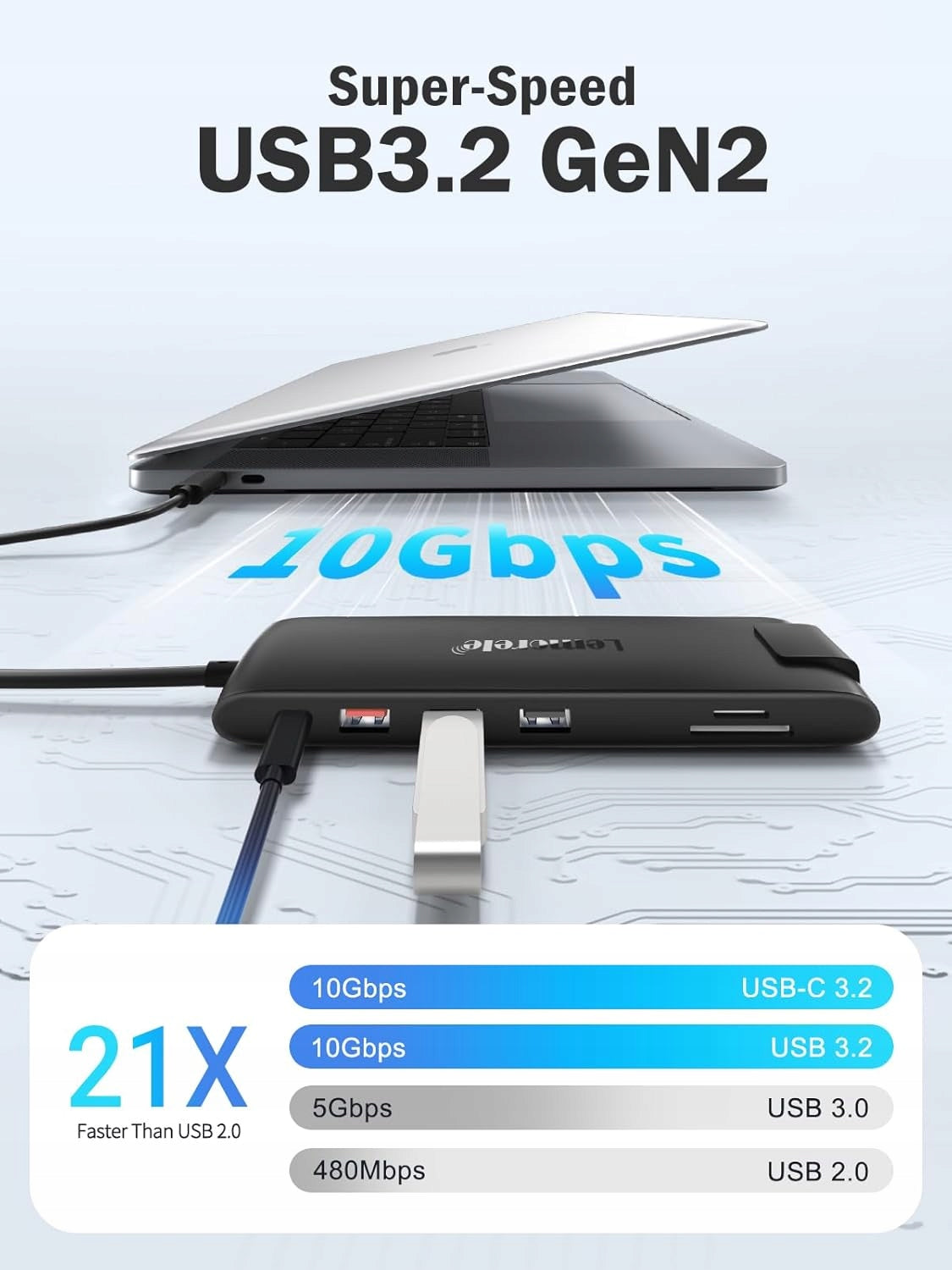 Lemorele USB-C 13in1 HDMI 4K Ethernet Docking Station Manufacturer Lemorele