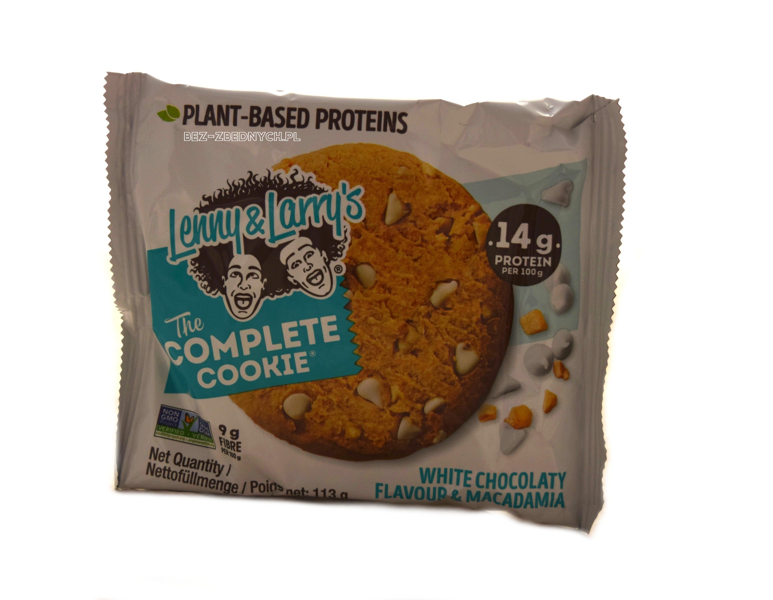Lenny & Larry's The Complete Cookie 113g VEGAN PROTEIN WHITE CHOC MACADAMIA