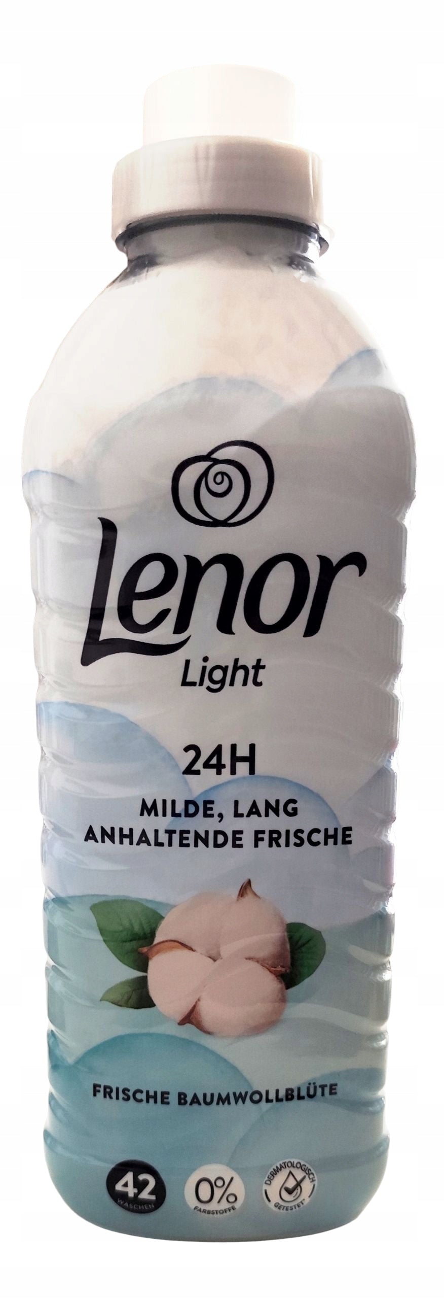 Lenor ligh Frische Baumwollblute softener 882ml DE 42 rinse Manufacturer code 3058502