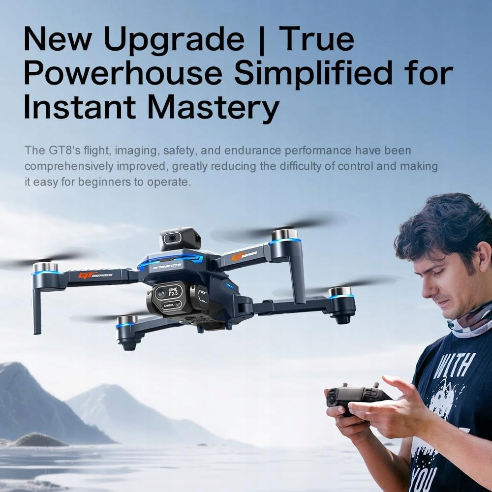 Lenovo GT8 GPS Drone 8K Professional HD Camera Laser Avoidance 3 Batteries Manufacturer code GT8 DRON