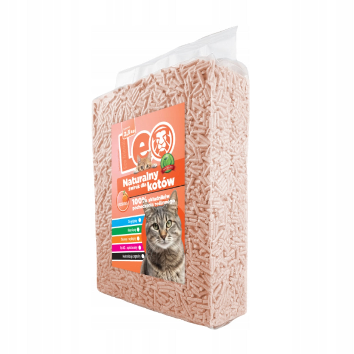 Leo Peach Scent Tofu Cat Litter – Safe Efficient Manufacturer code 5904012310865