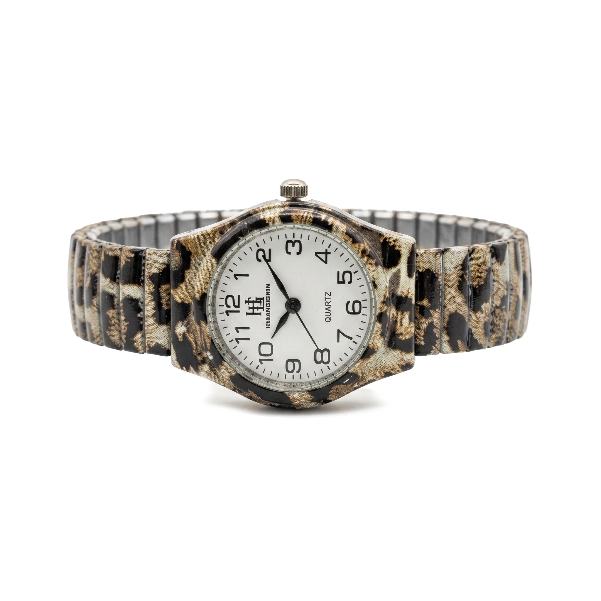 Leopard Watch Small Lightweight Women's Elastic Bracelet Brand no brand
