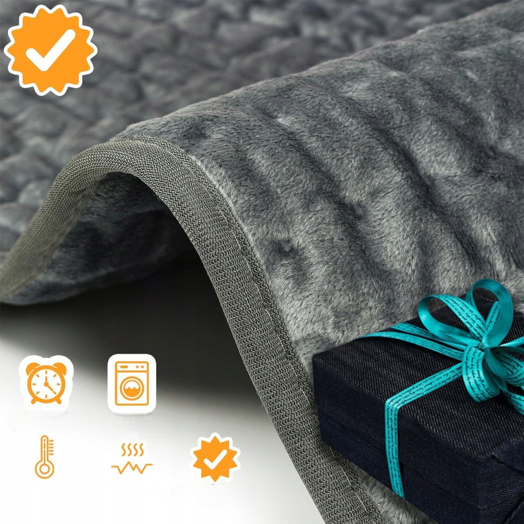 Letitwell Heating Mat 30x60cm Blanket Electric Flannel 6 Temperatures Packaging status original