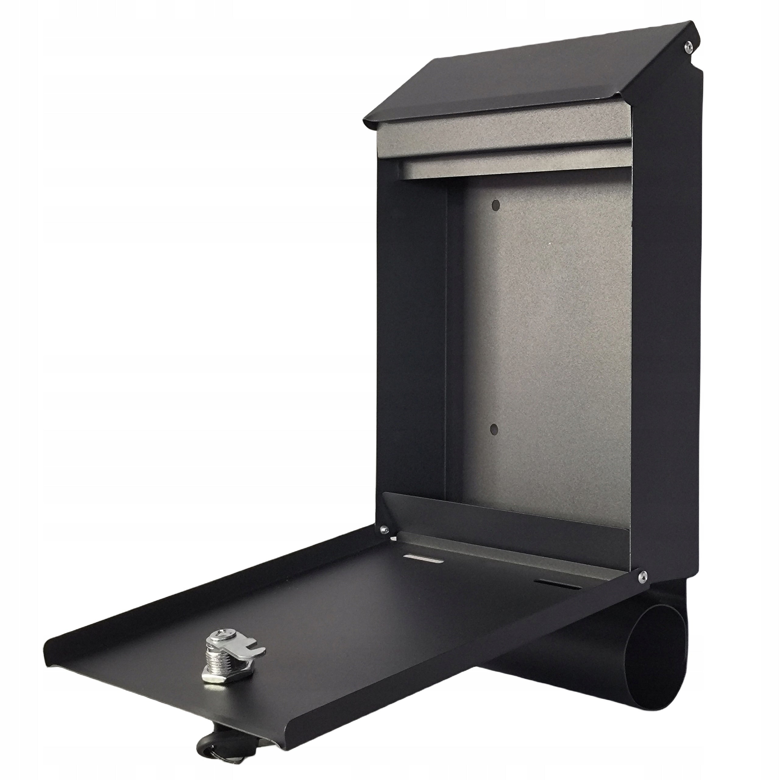 Letterbox Mail Newspaper Tube Newspaper Solid Pegs XL Color black