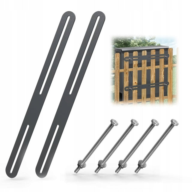 Letterbox Mounting Brackets PAINTED MOUNTING BRACKETS FOR BOX Color gray