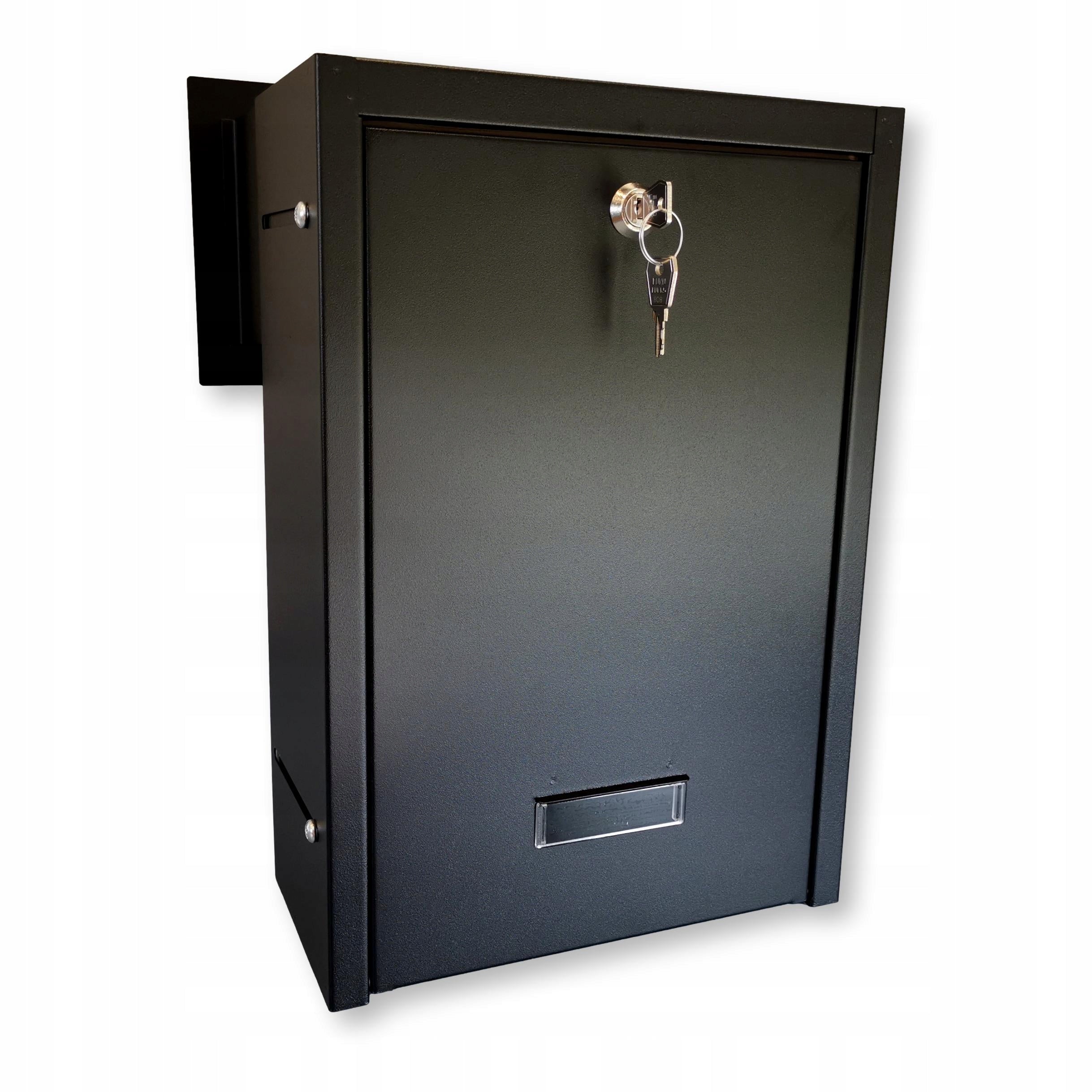 Letterbox through the wall for embedding Black 19-28 cm R20 Walews Brand no brand