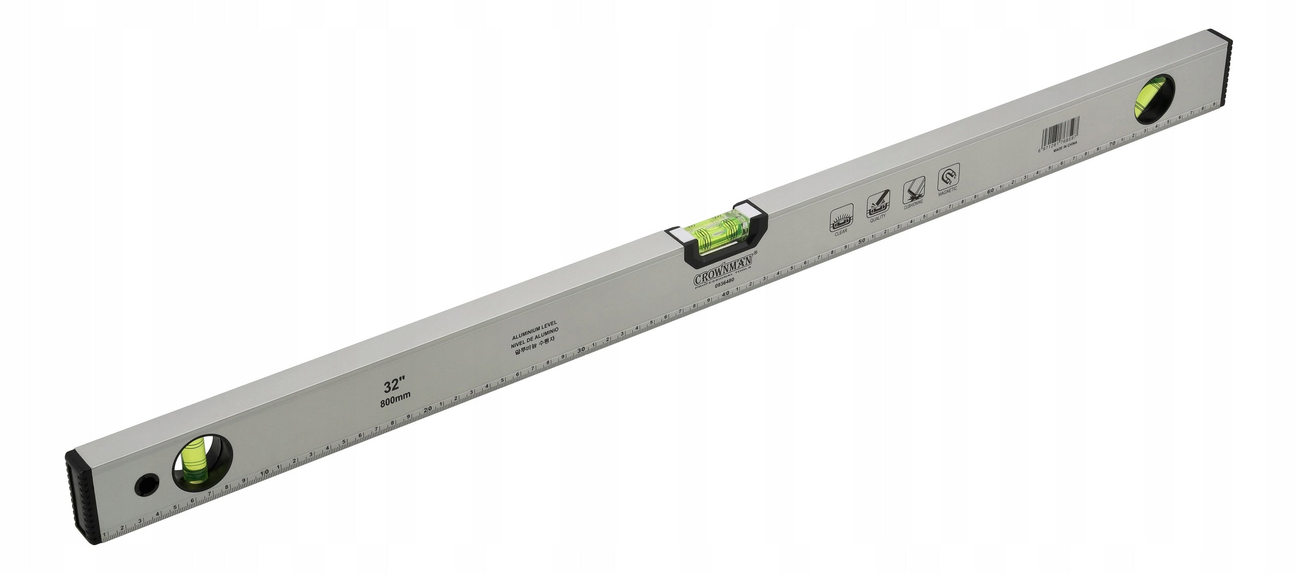 Level 80cm Aluminum Level With Magnet Dimension 3 Libels 800mm Length 0.8 m