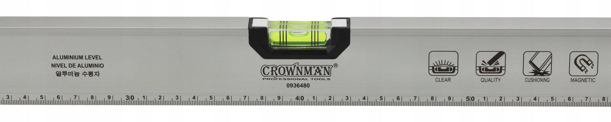 Level 80cm Aluminum Level With Magnet Dimension 3 Libels 800mm Number of vials 3