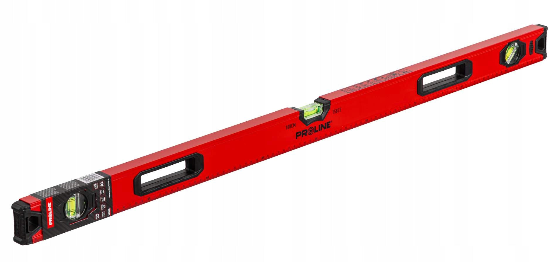 Level with handles alum. 100cm 1m 3 lib. 1mm/1m STANDARD Proline 15872