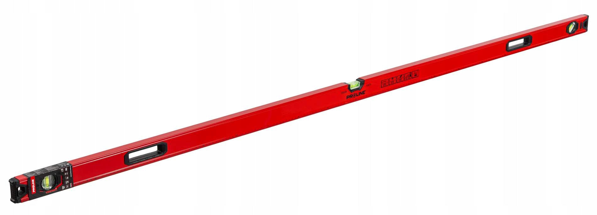 Level with handles alum. 200cm 2m 3 lib. 1mm/1m STANDARD Proline 15875