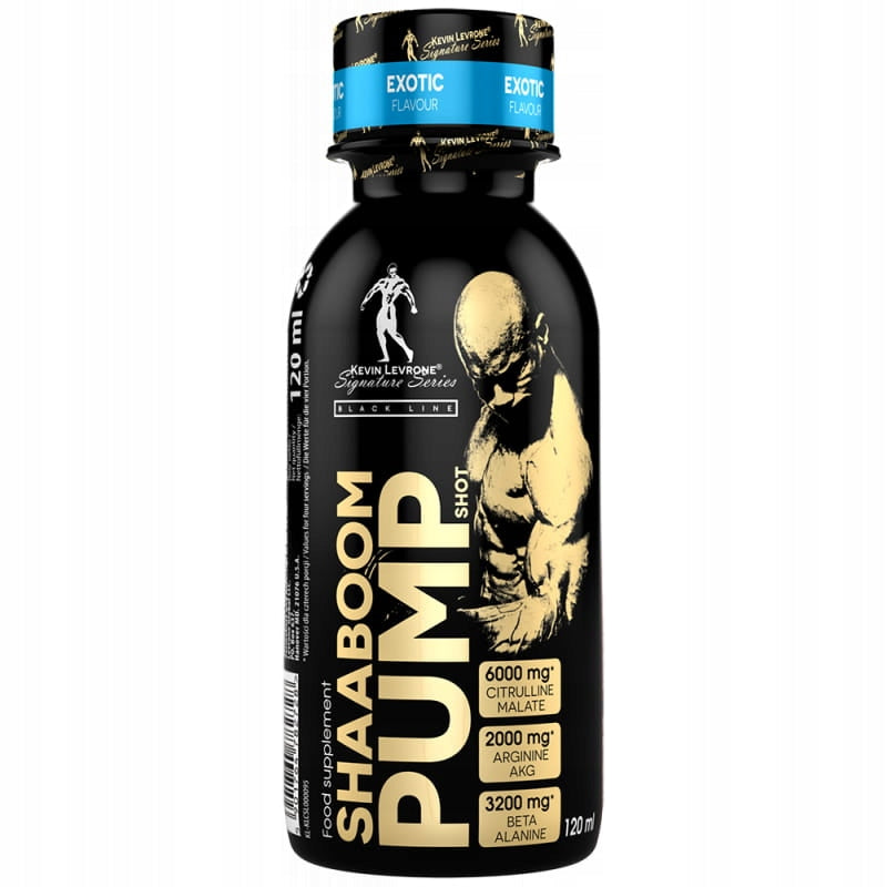 Levrone Shaaboom Pump Shot 120ml - Grapefruit Lime Expiration date at least six months from the date of purchase