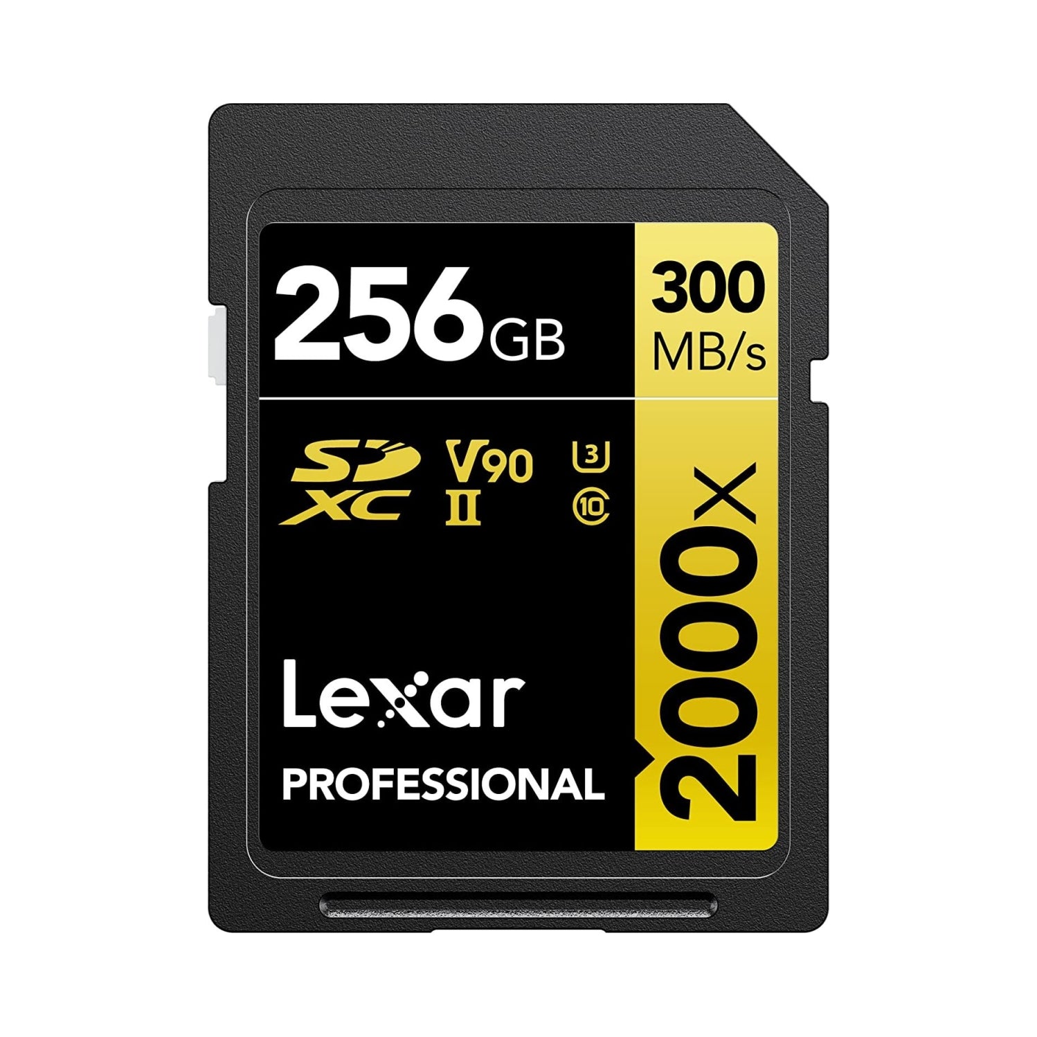 Lexar 256GB 2000x Professional SDXC UHSII U3 V90 SD Card