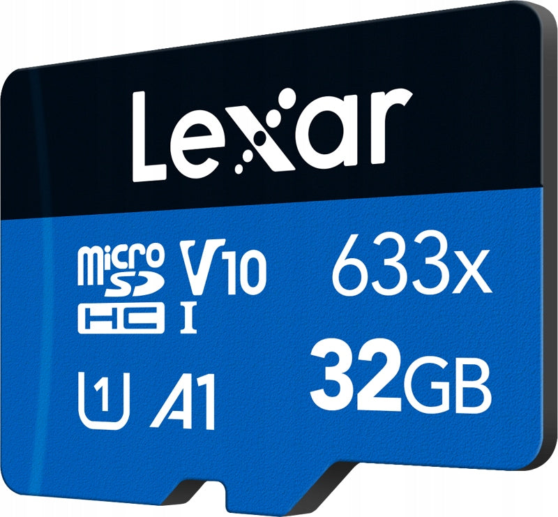 Lexar 32GB 633X microSDHC/SDXC microSD memory card (without adapter) Manufacturer code LMS0633032G-BNNNG