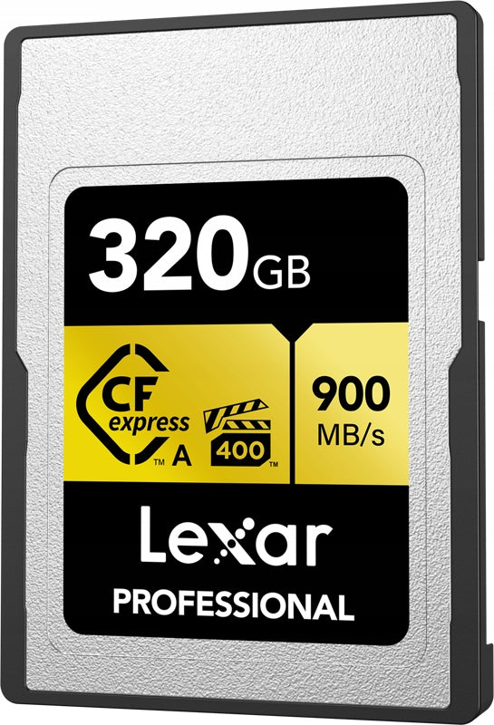 Lexar CFexpress Pro Gold memory card R900/W800 (VPG400) 320 GB (Type A) Packaging status original