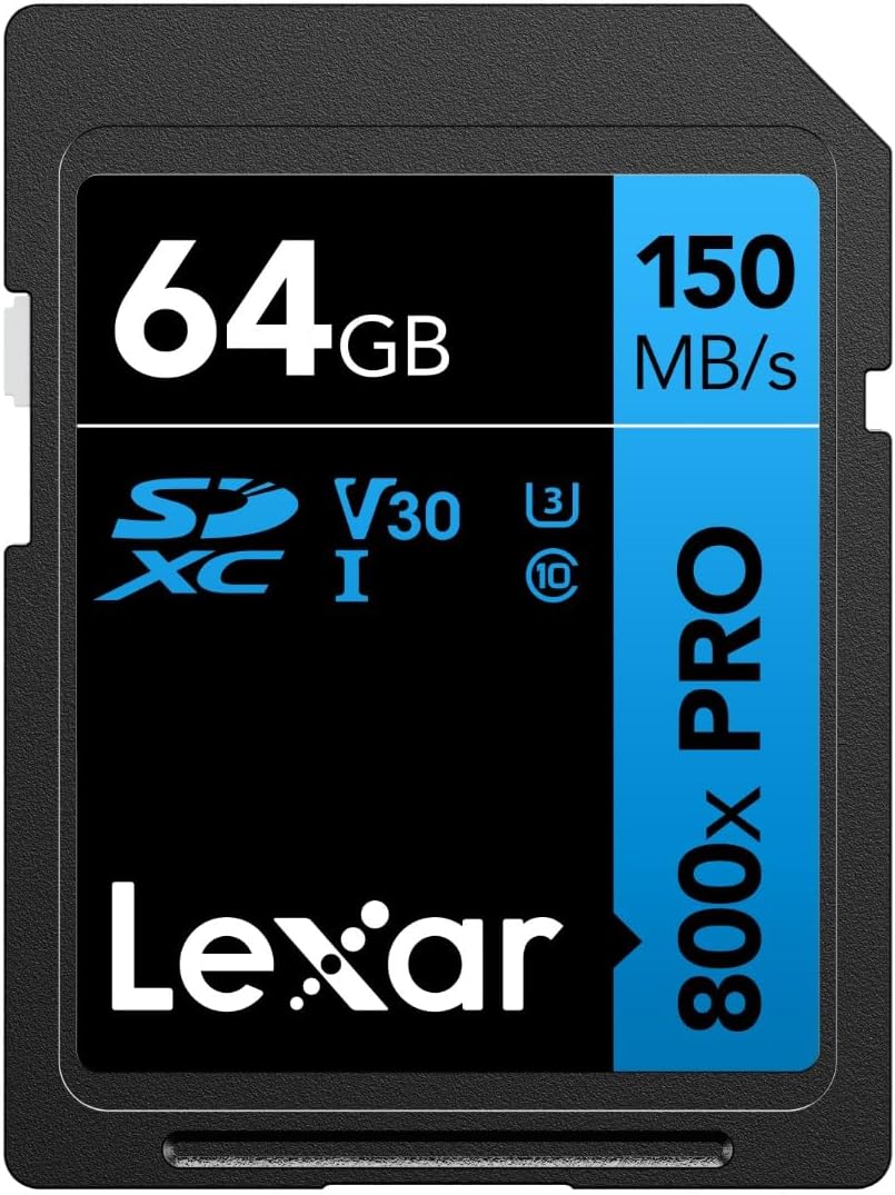 Lexar High-Performance 800x PRO SD 64 GB Card