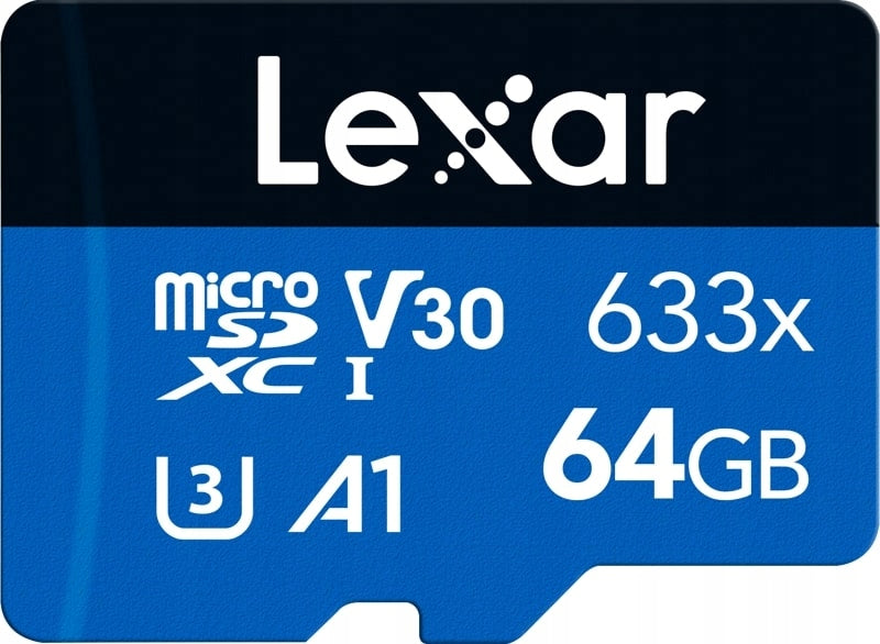 Lexar LMS0633064G-BNNNG memory card High-Performance 64GB micro SDXC