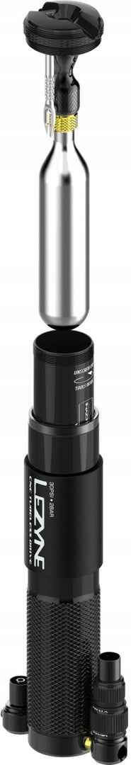 Lezyne CNC pump Tubeless Drive CO2 black Packaging status original
