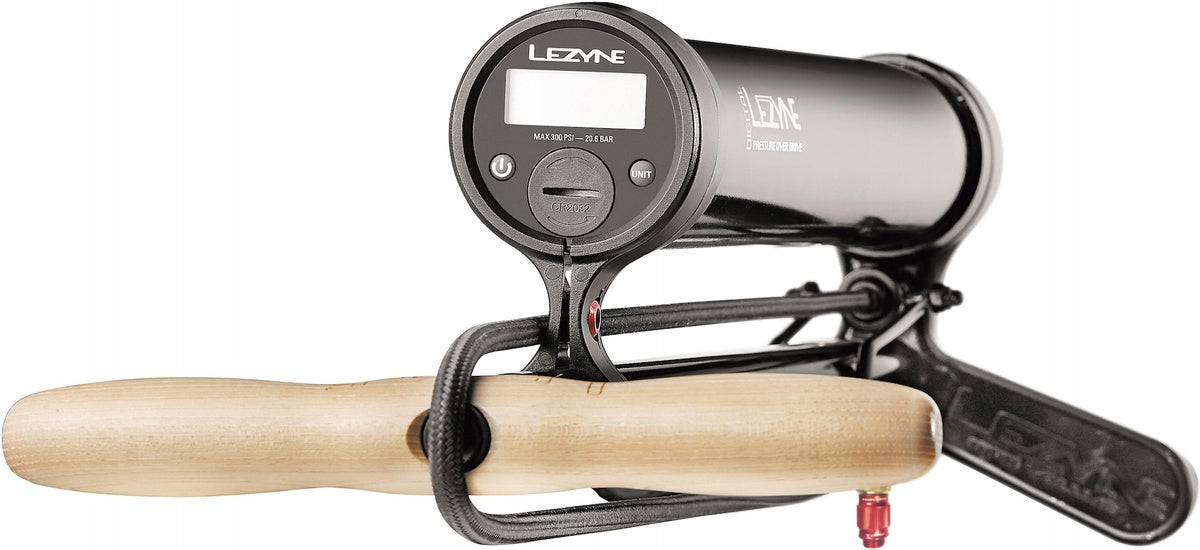 Lezyne Digital Pressure Over Drive floor pump 220psi with tank Brand Lezyne