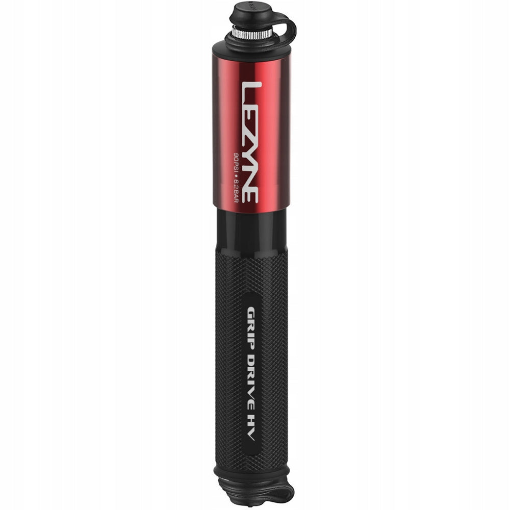 Lezyne Hand Pump Grip Drive HV small red 18.6cm 1-MP-GRIPHV-V1S11 Brand Lezyne