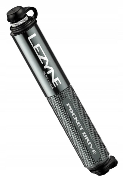 Lezyne Pocket Drive HP pump 11 bar grey handle Packaging status original