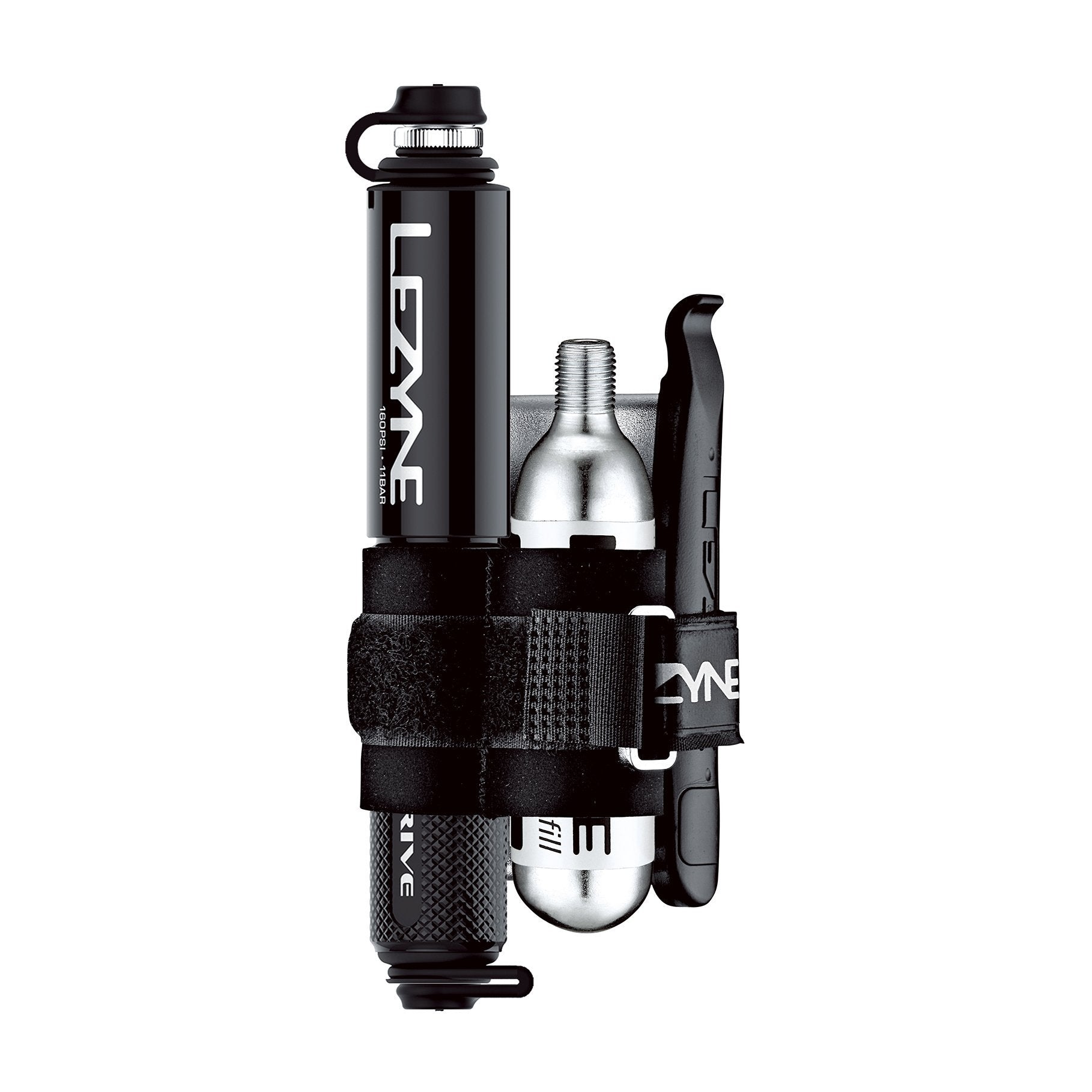 Lezyne Pocket Drive Hand Pump Mini 160 PSI Black Manufacturer code LZN-1-MP-PKDR-V104