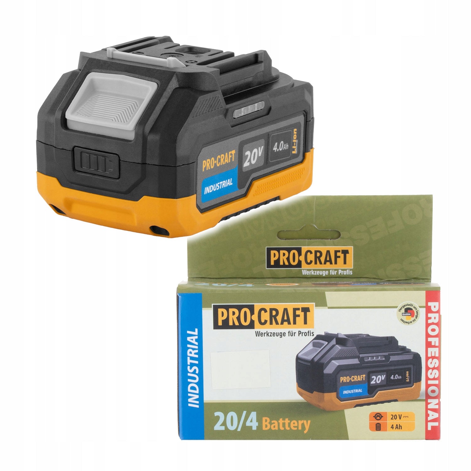 Li-Ion Battery Procraft 20 V 4 Ah 20/4 Industrial