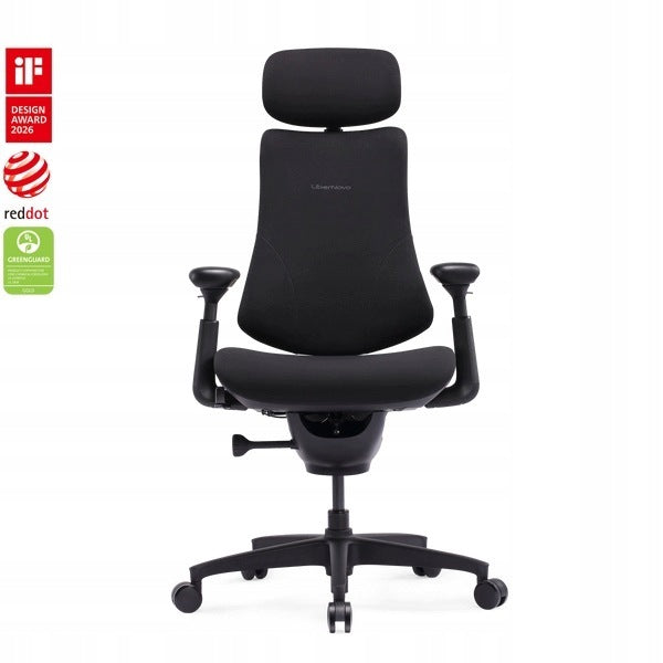 LiberNovo Omni SE Dynamic Chair Ergonomic Seat 48cm Obisdian Packaging status original