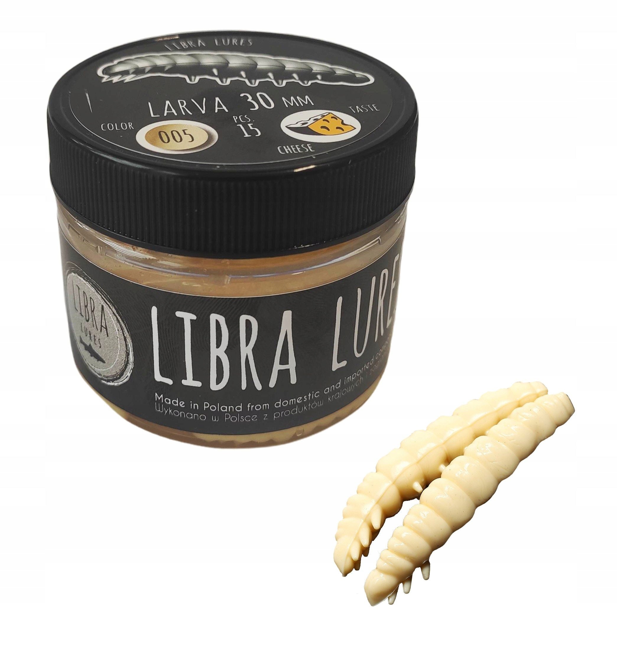 Libra Lures Larva 005 Cheese Krill 3,5cm Length (cm): 3.5, Flavor: Krill Packaging status original