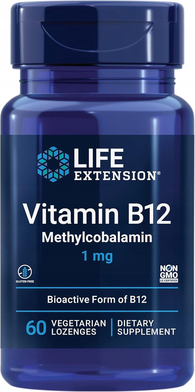 Life Extension Vitamin B12 METHYLCOBALAMIN 1 mg 60 tablets