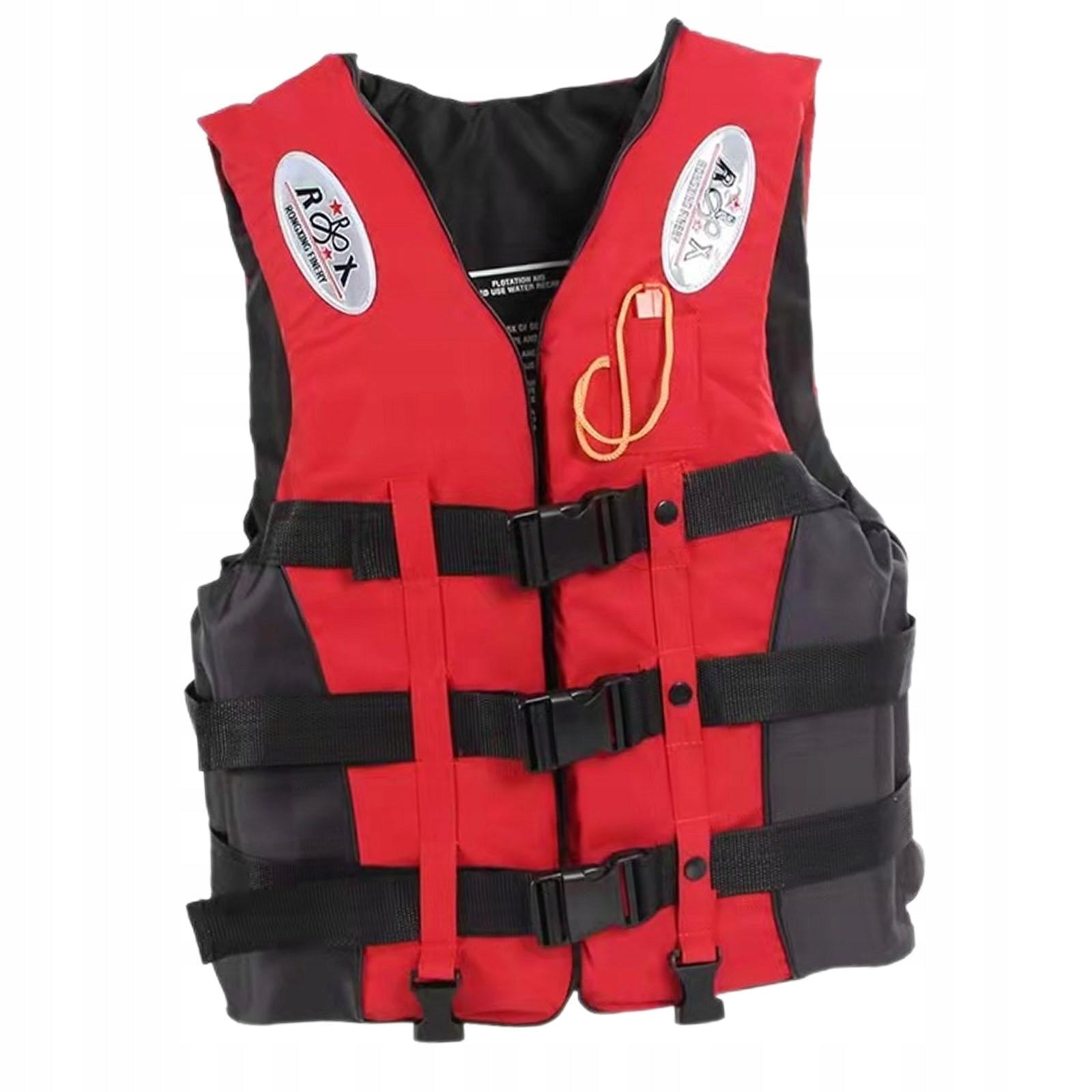 Life Jacket Buoyancy Vest Swimwear Multifuctional Swimming Vest Life S Red