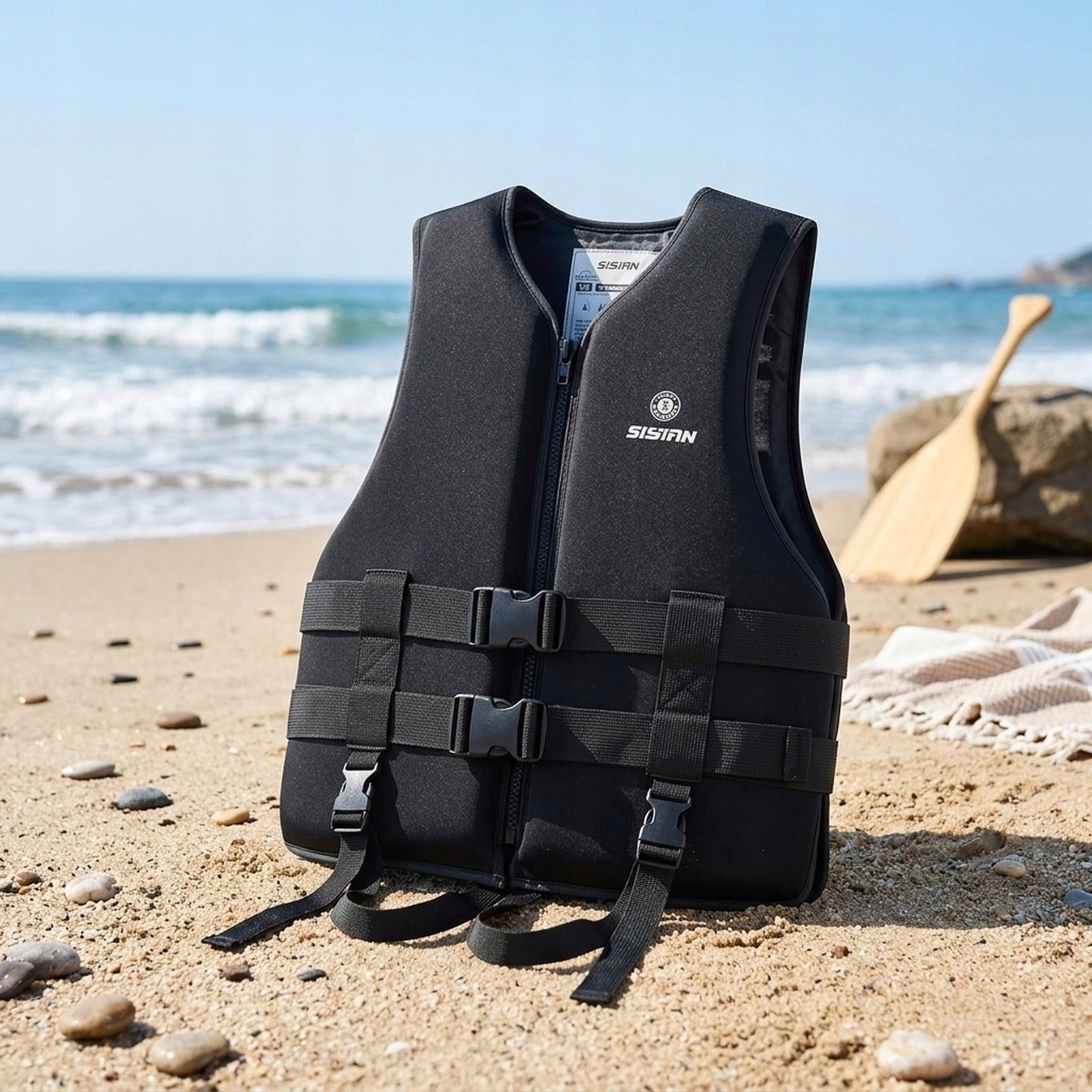 Life Jacket Versatile Learn Swim Life Vest for Kayaking Water Sports XL