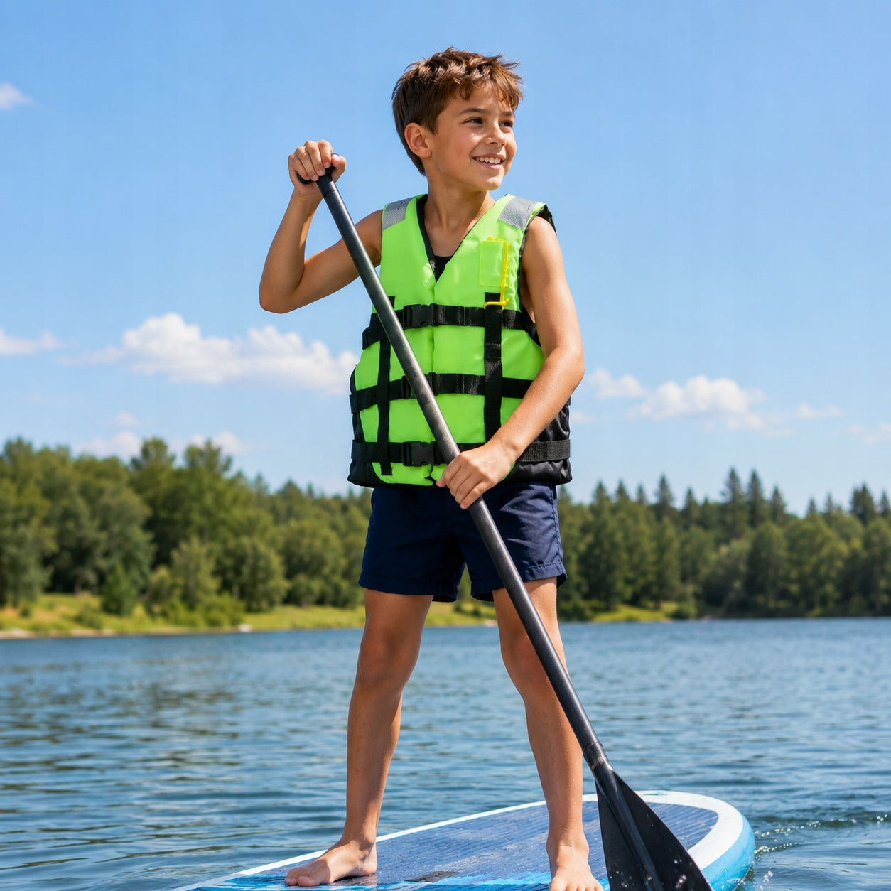 Life Jacket for Adult Children 15-110kg Adjustable Vest Certificates of conformity CE