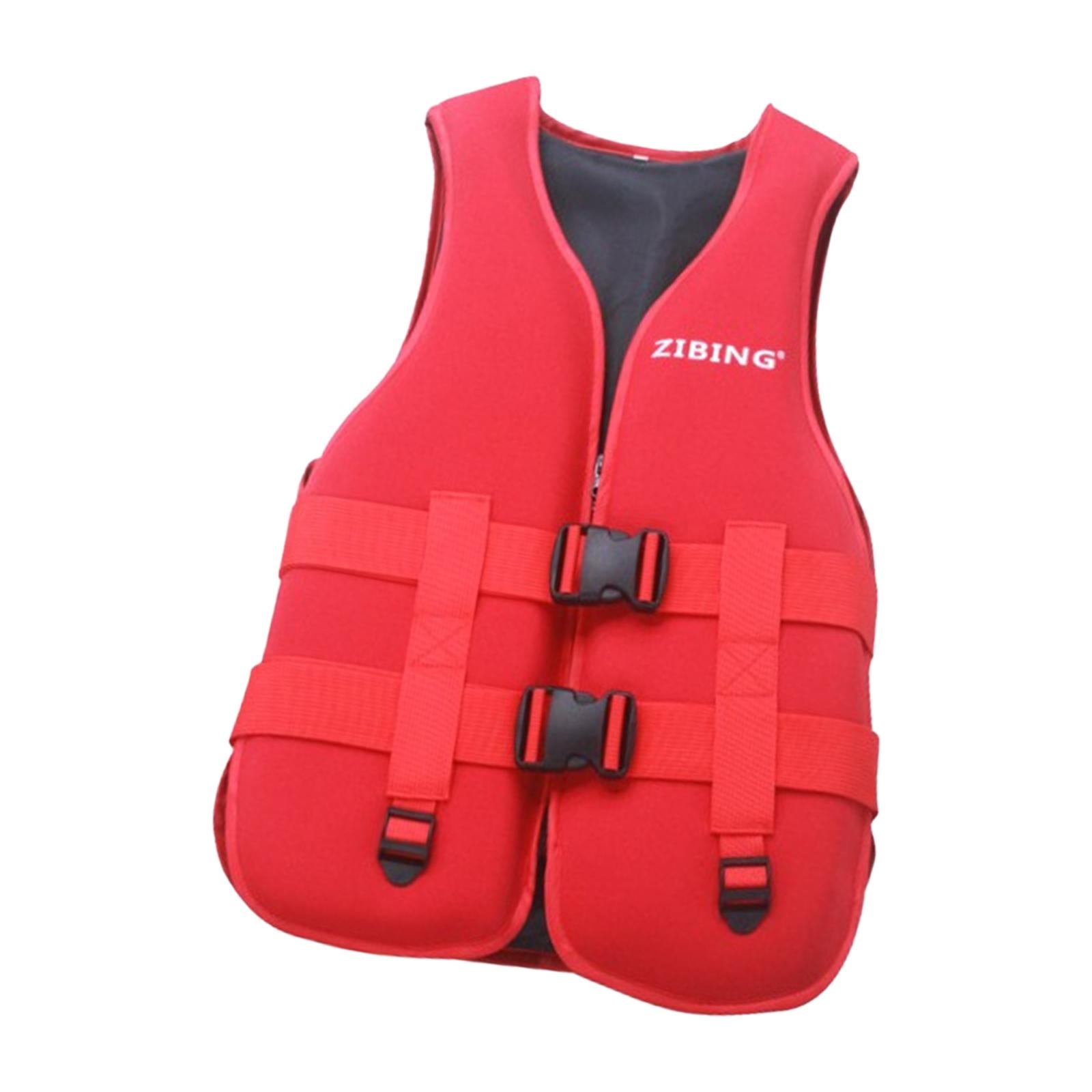 Life Vest Adjustable Drifting Life Jacket for Water Sports Kayaking Re Brand no brand