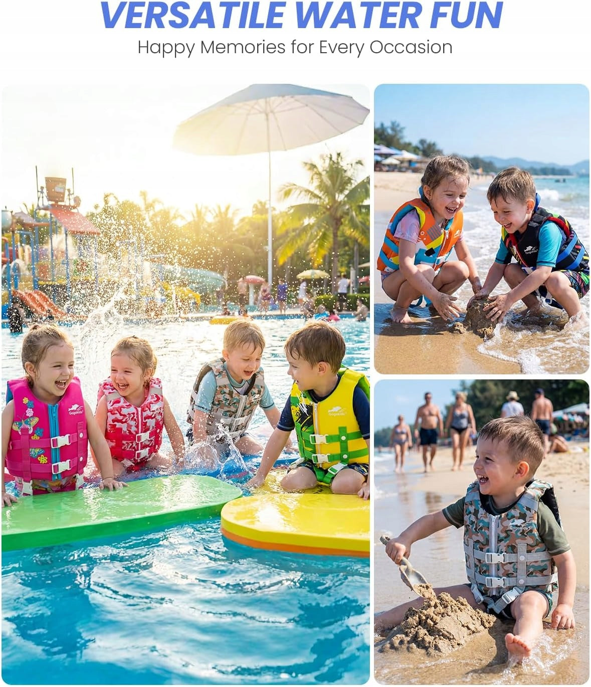Life jacket Gogokids Neoprene r. S up to 19 kg 2-3 years Brand Gogokids