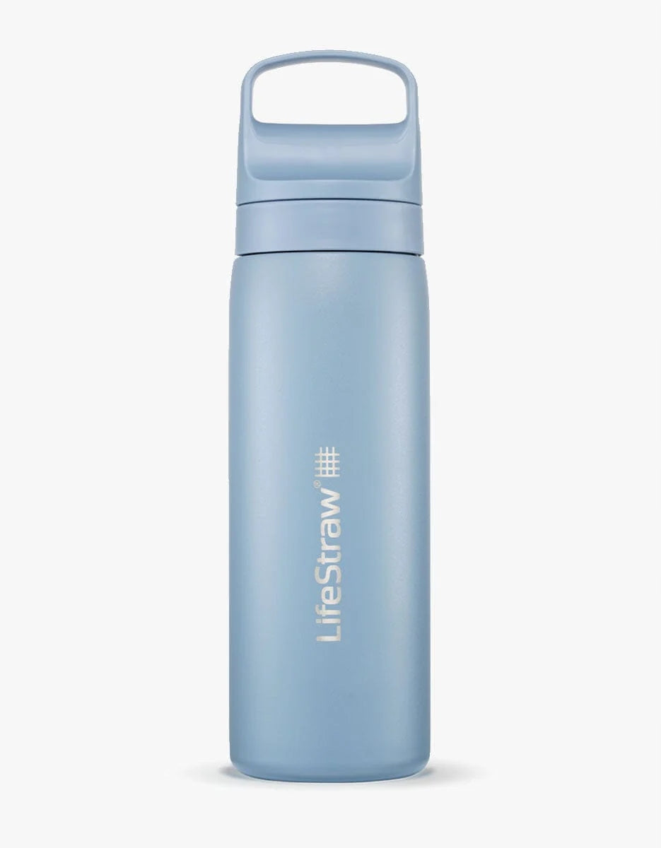 LifeStraw Go 2.0 Thermal Bottle Membrane Carbon Filter 500ml Blue