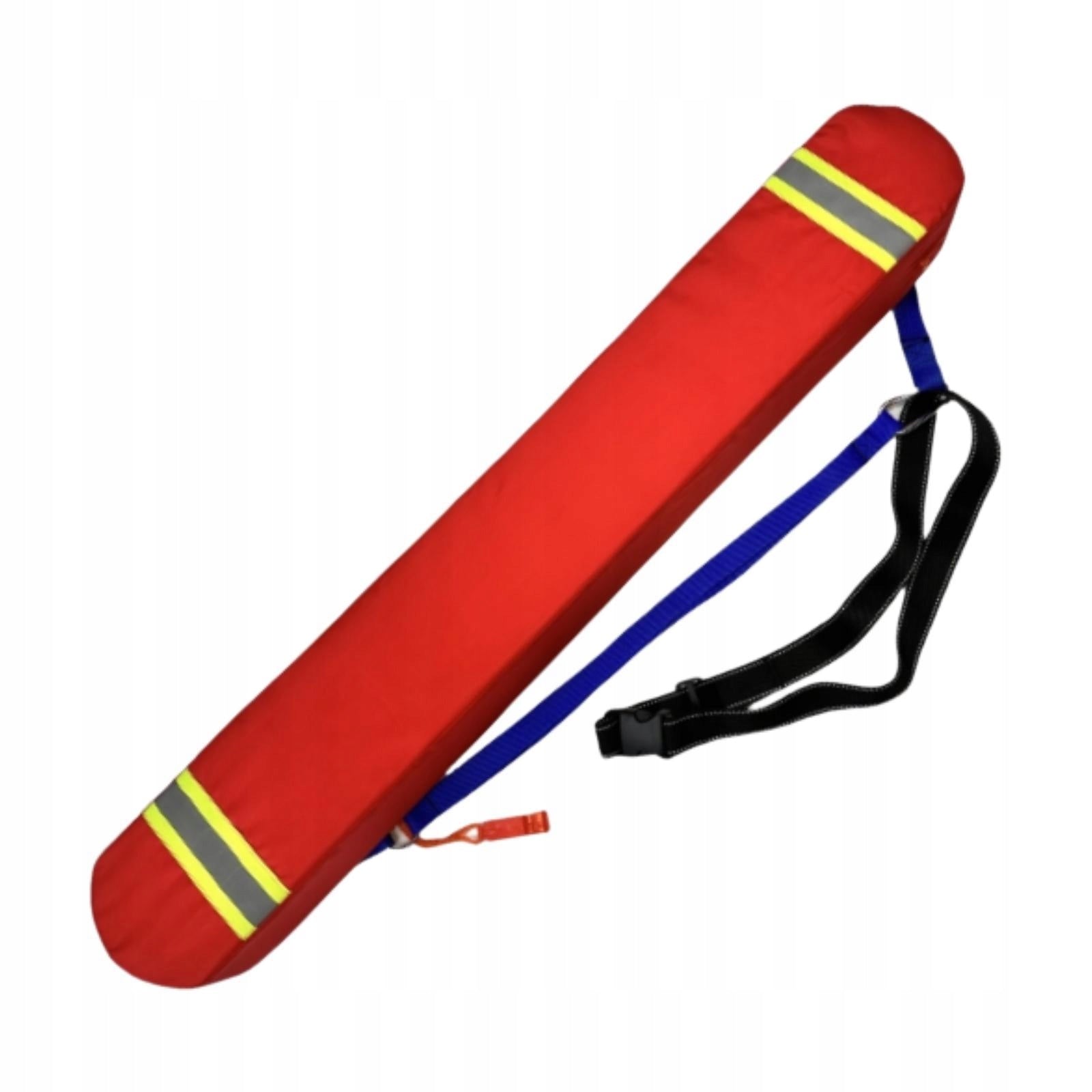 Lifeguard Rescue Tube with Whistle Multipurpose Water Rescue Gear red