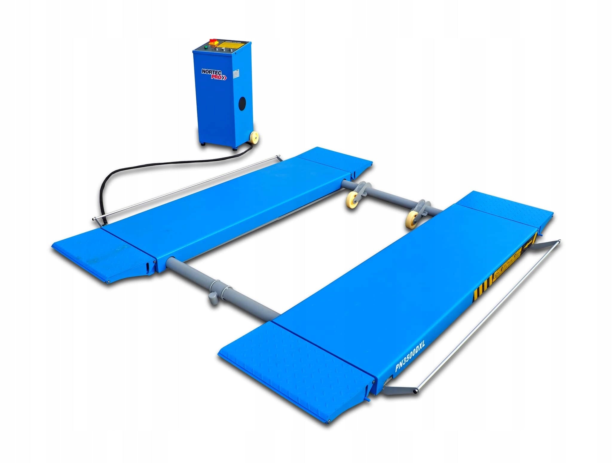 Lift 3.5 t Scissor MOBILE Car 2,2 kW Powerful NORTEC PN3500DXL Brand Nortec