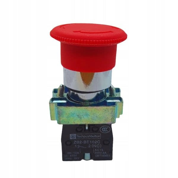Lifts: Emergency Stop Button (Mushroom) 2xNC (Silver) Manufacturer code HNA7210-pl