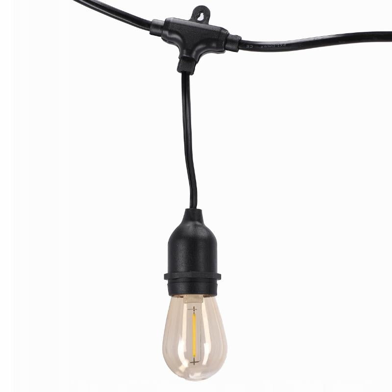Light Garland Garden Light Chain 15m + 15 LED E27 Waterproof Brand Nobo Kids