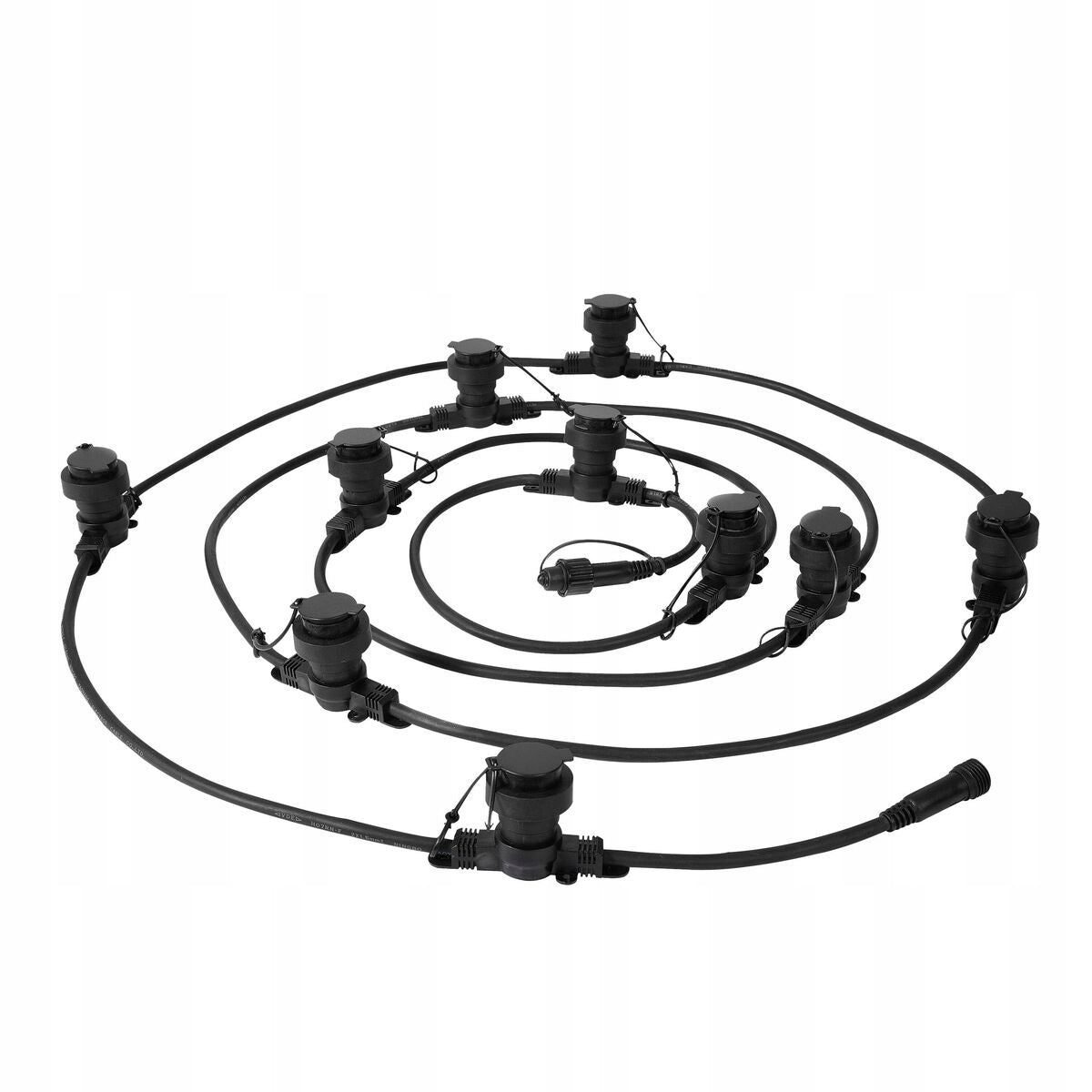 Light garland Segoya black IP44 5 m 10 x E27