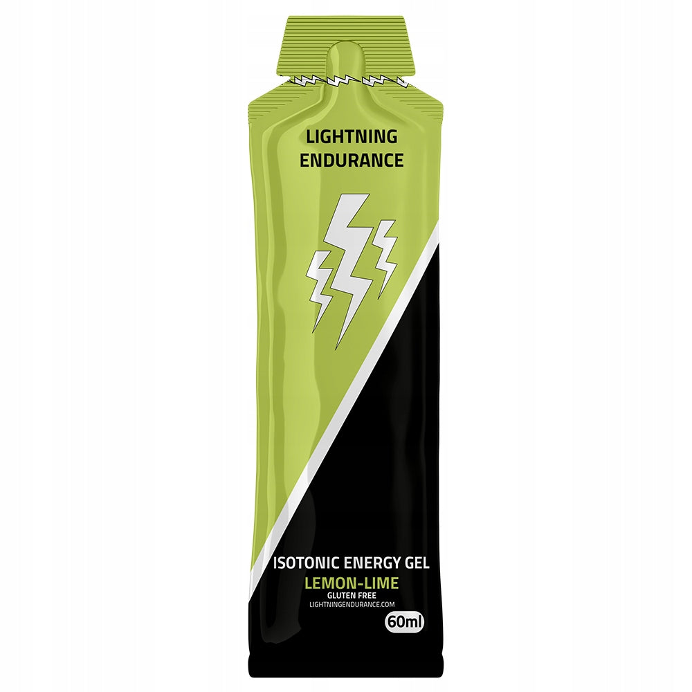 Lightning Endurance Isotonic Energy Gel, lemon-lim energy gel 10x60 ml Expiration date at least 3 months from the date of purchase