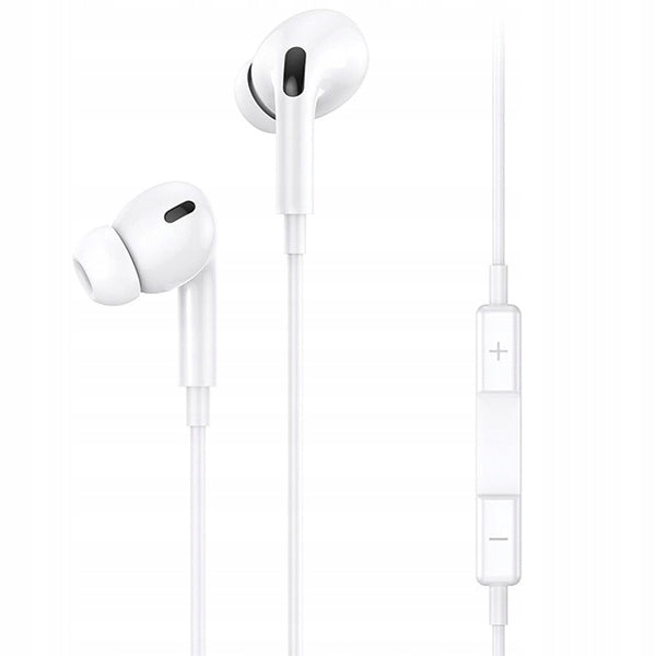 Lightning Wired In-Ear Headphones with Microphone Remote Control White Brand Jellico