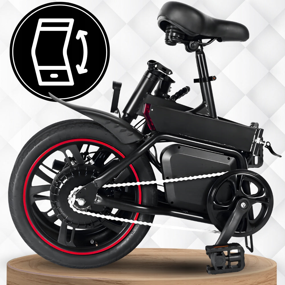 Lightweight FOLDING Bike 14" ELECTRIC Composer 25km/h BLACK Disc Brakes Manufacturer code 5404039804014